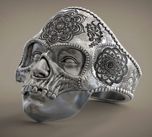 Ring Skull Mandala